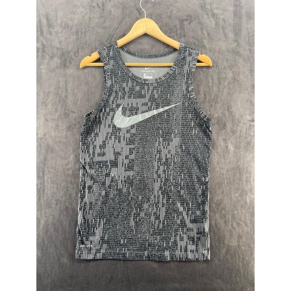 Nike Other - Nike Dri-FIT Men S Gray Graphic Tank Top Sleeveless Athletic Shirt